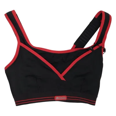 Sports bra (Black, Red) from Shock Absorber Elastane, Polyamide