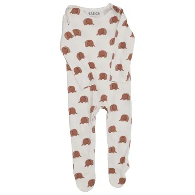 Rompers (White, Brown) from Basics Cotton