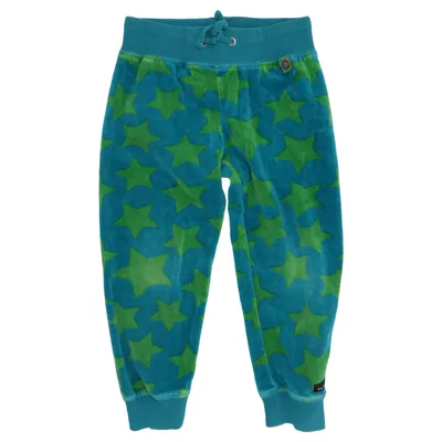Sweatpants (Blå, Grøn) fra Villervalla Bomuld, Polyester