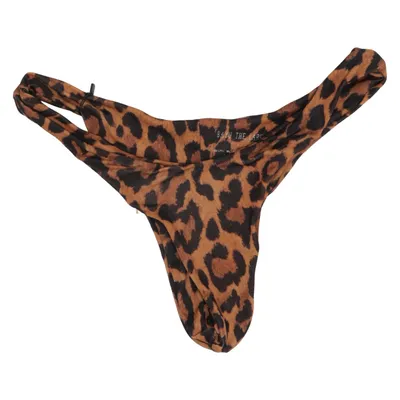 Bikini broekje (Bruin, Zwart) van Bayu the Label Elastaan, Polyester
