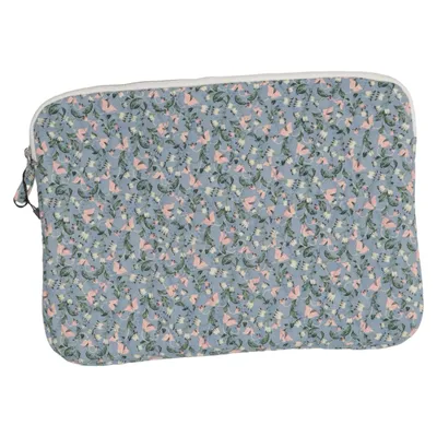 Laptop case (Blue, Multicolored) from Søstrene Grene Cotton, Polyester