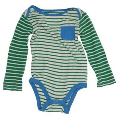 Body (Weiß, Grün, Blau) von Baby Boden Baumwolle