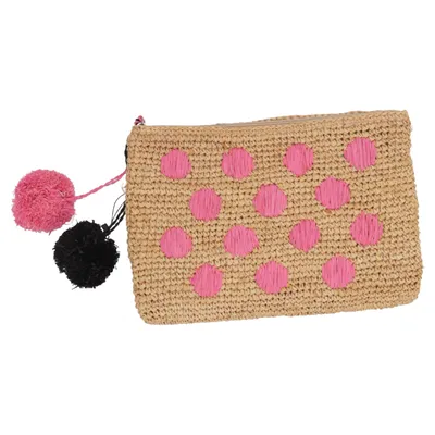 Toilettas (Beige, Roze)