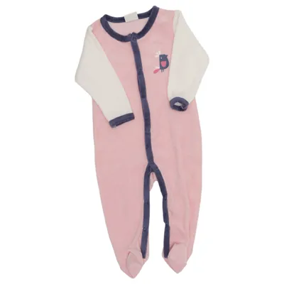 Barboteuse (Rose, Blanc, Bleu) de My Little Bear Coton, Polyester