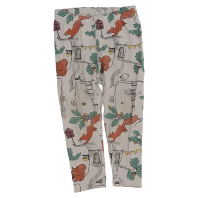Leggings (Beige, Multicolored) from Lindex Baby Cotton, Elastane