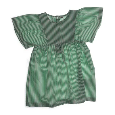 Klänning (Grön, Vit, Flerfärgad) från Arket Bomull