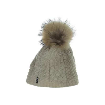 Bonnet à pompon (Beige) de Steffner Polyester, Laine