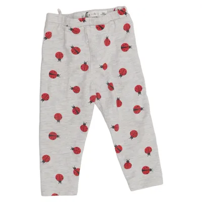 Leggings (Grå, Rød) fra Minimarket Elastan, Økologisk bomuld, Viscose