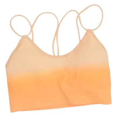 Sports bra (Orange) from Censored Elastane, Polyamide