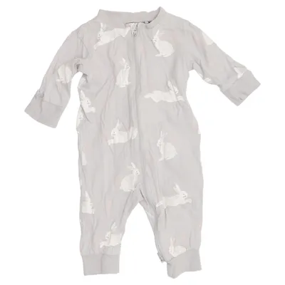 Sparkdräkt (Grå, Vit, Rosa) från Lindex Baby Bomull