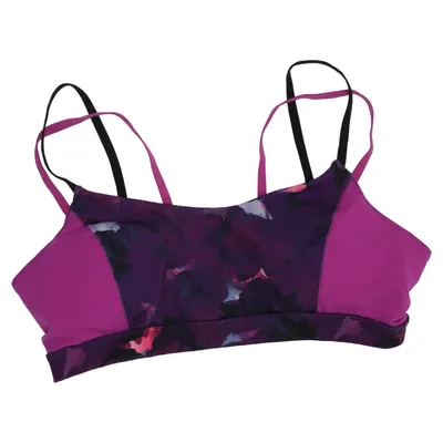 Brassière (Violet, Multicolore) de Old Navy Active Élasthane, Polyester