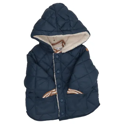 Omkeerbare jas (Blauw) van Okaïdi Polyamide