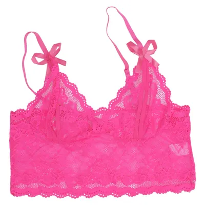Bralette (Pink) Elastane, Polyamide