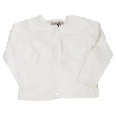 Cardigan (Wit) van Wheat Organisch katoen