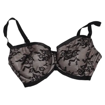 Bra (Black, Beige) from Girls Secrets Elastane, Polyamide