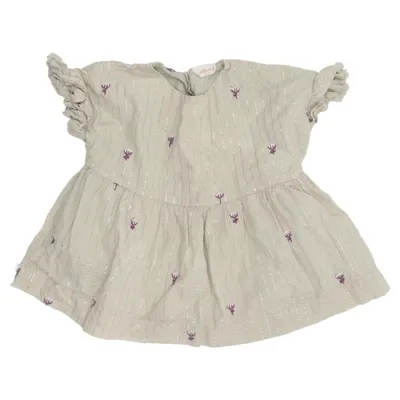 Klänning (SS18 Irwinton Lt Blouse) från POMPdeLUx Bomull, Metallfiber