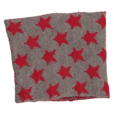 Neck warmer (Gray, Pink) from Passigatti Acrylic, Wool