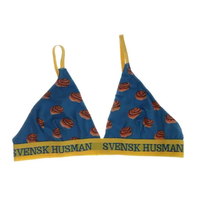 Bralette (Blå, Gul, Flerfärgad) från Svensk Husman Bomull, Elastan