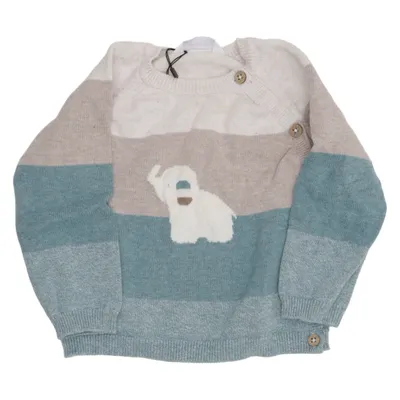 Sweater (Blå, Beige, Hvid) fra Mayoral Newborn Bomuld