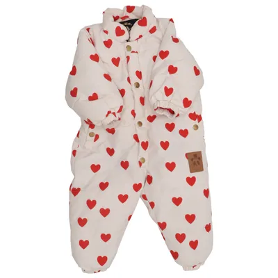 Outdoor overalls (Hvid, Rød) fra Mini Rodini Genanvendt polyester