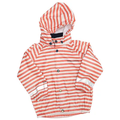 Rain jacket (Red, White) from Didriksons 1913 Polyester, Polyurethane