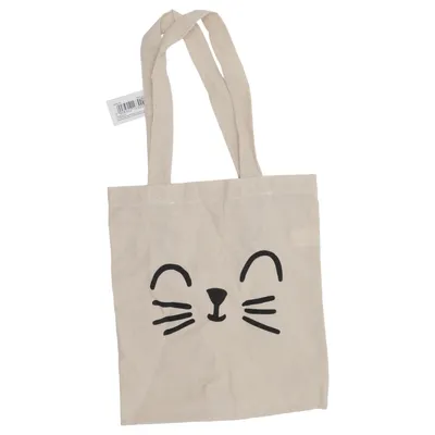 Canvas bag (Beige, Black) from NewHome Acrylic, Cotton, Polyamide, Polyester, Viscose