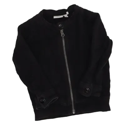 Veste (Noir) de Name It Minimize Élasthane, Coton biologique