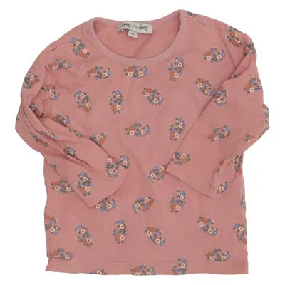 Långärmad t-shirt (Rosa, Flerfärgad) från Amy & Lucy Bomull