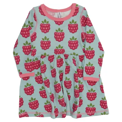 Dress (Blue, Pink, Multicolored) from Maxomorra Cotton, Elastane