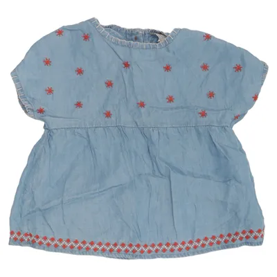Robe (Bleu, Rouge) de Zara BabyGirl Lyocell