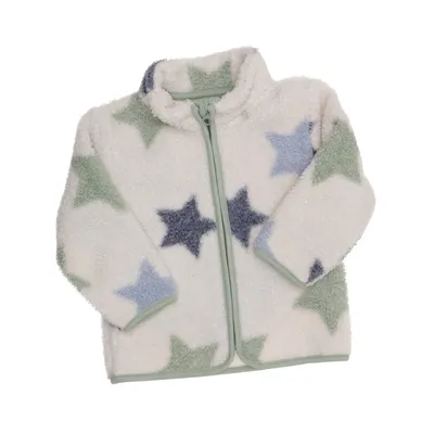Fleece jas (Wit, Meerkleurig) van Ergee Polyester