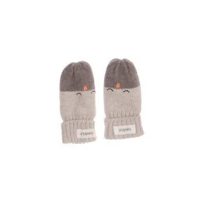 Mittens (Beige, Gray) from Newbie by KappAhl Organic cotton, Polyester