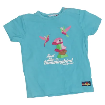 T-shirt (Bleu, Multicolore) de LEGO Duplo Coton, Élasthane