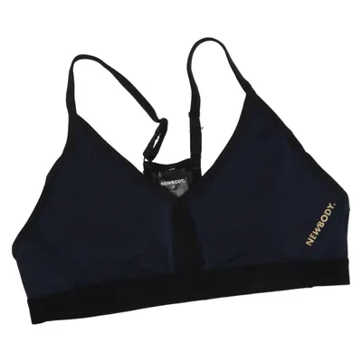 Sport-bh (Blauw, Zwart) van Newbody Elastaan, Polyester