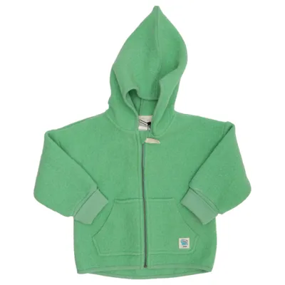 Capuchon sweater (Groen) van Hessnatur Wol
