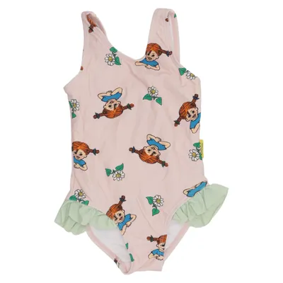 Maillot de bain une pièce (Rose, Vert, Multicolore) de Åhléns Kids Élasthane, Polyamide, Polyester