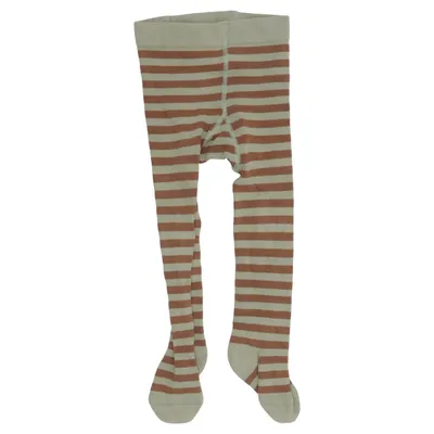 Tights (Green, Brown) from Tchibo Elastane, Organic cotton, Polyamide
