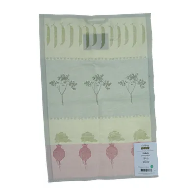 Kökshandduk (Beige, Grön, Röd) från Ekelund Bomull