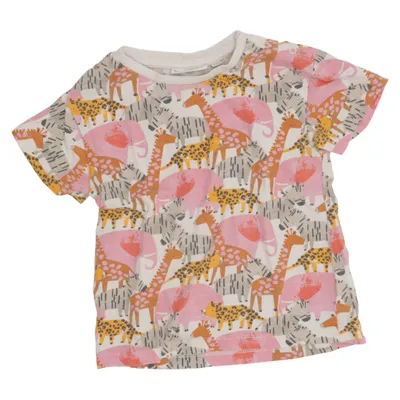 T-shirt (White, Pink, Brown) from Sense Organics Organic cotton