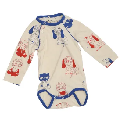 Body (Beige, Blå, Röd) från Mini Rodini Bomull, Elastan