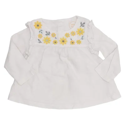 Blouse (Wit, Geel) van Baby Club