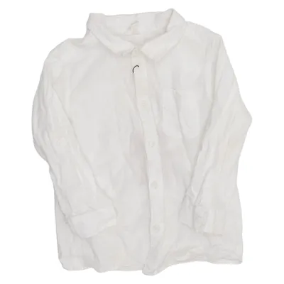 Shirt (White) from H&M Cotton, Linen