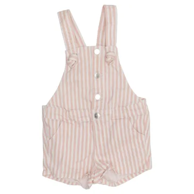 Overalls shorts (Pink, Hvid) fra Lab Industries Bomuld, Elastan