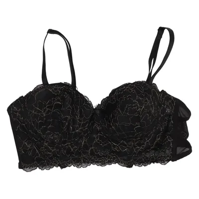 Soutien-gorge (Noir, Or) de Emilia Élasthane, Polyamide