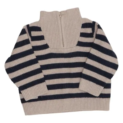 Trui (Beige, Blauw) van Sergent Major Katoen, Polyamide, Wol
