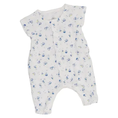 Barboteuse (Blanc, Bleu, Jaune) de Petit Bateau
