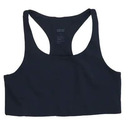 Sports bra (Blue) from Girlfriend Collective Elastane, Recycled polyester