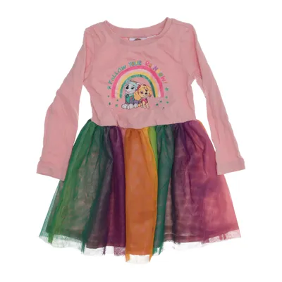 Klänning (Rosa, Flerfärgad) från Nickelodeon Bomull, Polyester