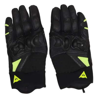 Motorhandschoenen (Zwart, Geel) van Dainese Elastaan, Polyamide, Polyester, Polyurethaan