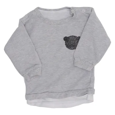 Sweatshirt (Gray) from Newbaby Cotton, Elastane